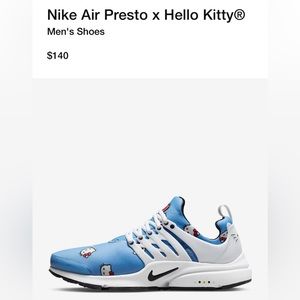 Nike air Presto x Hello Kitty